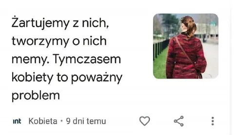 Kobiety to poważny problem