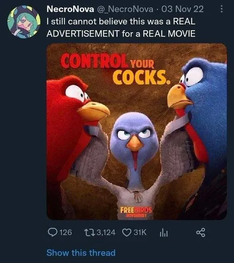 Control Your Cocks Advertisement