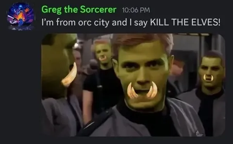 Orc City Wants Elves Dead
