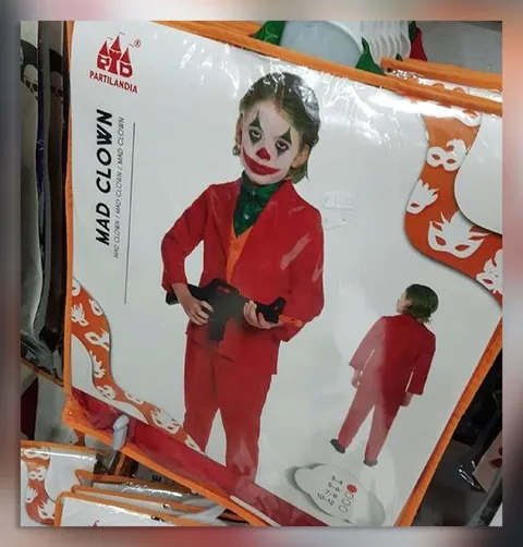 Child Joker With a Machine Gun