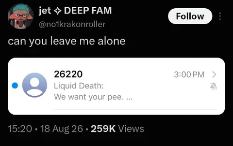 Can You Leave Me Alone