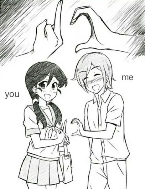 You and Me Heart Hands