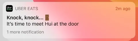 Hui at the Door Notification