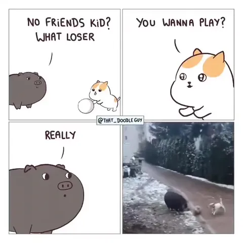 When Your New Friend Runs Away