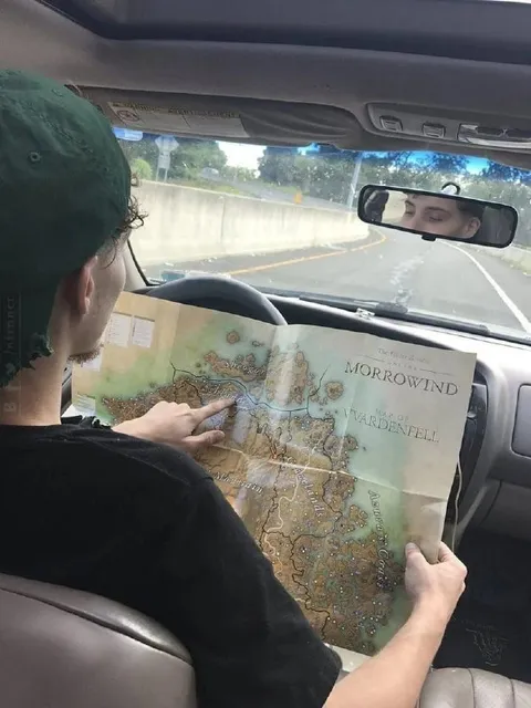 Navigating With a Morrowind Map