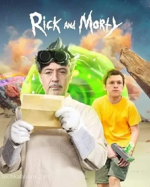 Рик и Морти на неизвестной планете