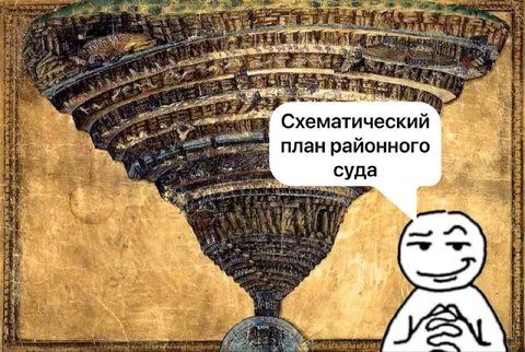 Схематический план районного суда