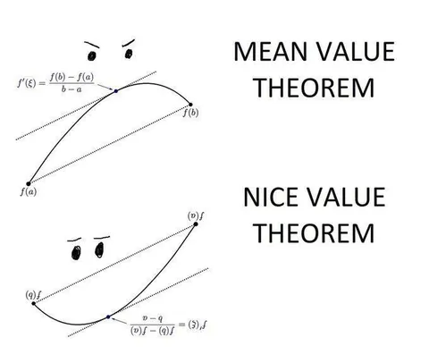 Nice Value Theorem Meme