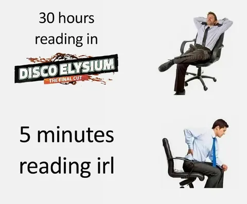 30 Hours Reading Disco Elysium