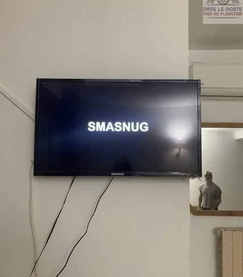 Le faux téléviseur Smasnug