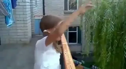 Девочка заводит толпу