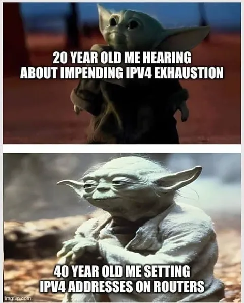 Yoda IPv4 Age Progression