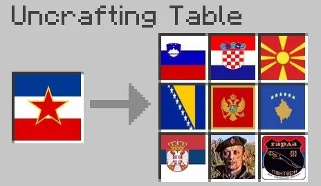 Uncrafting Table Yugoslavia Meme