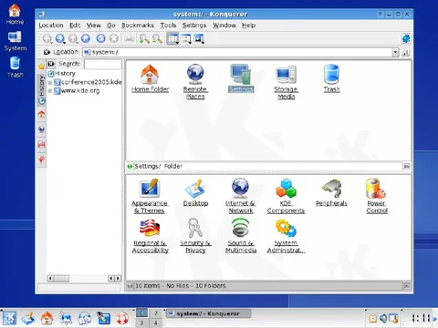 Nostalgic KDE Desktop Screenshot