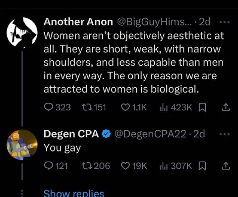 Biological Attraction Argument Backfires