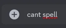 Cant Spell