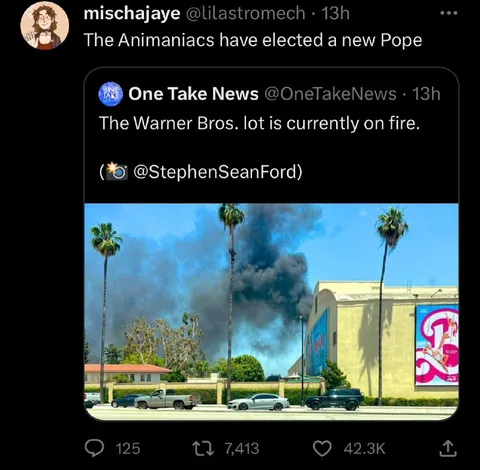 Animaniacs Elect a New Pope