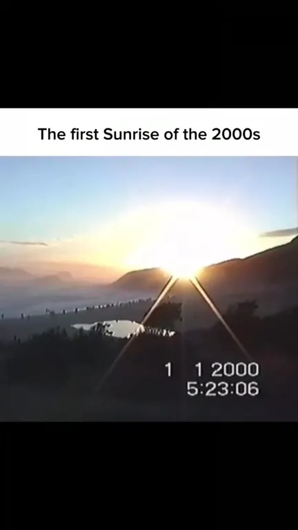 The First Sunrise of the 2000s