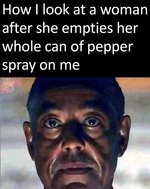 Pepper Spray Shocked Reaction