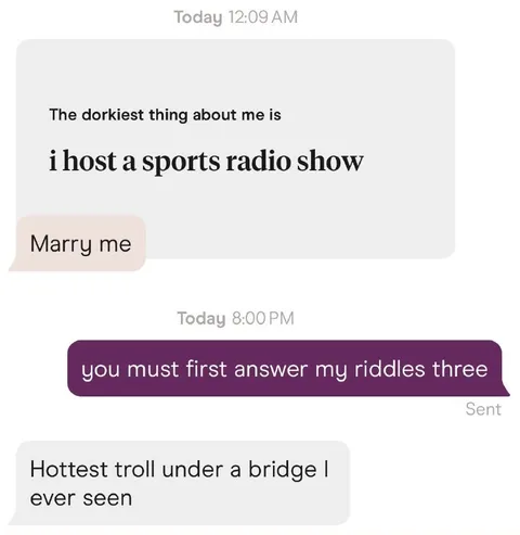 Sports Radio Riddle Proposal