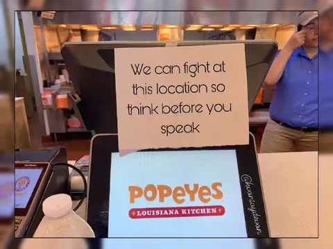 Popeyes Can Fight Here