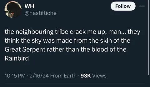 Great Serpent Sky Belief