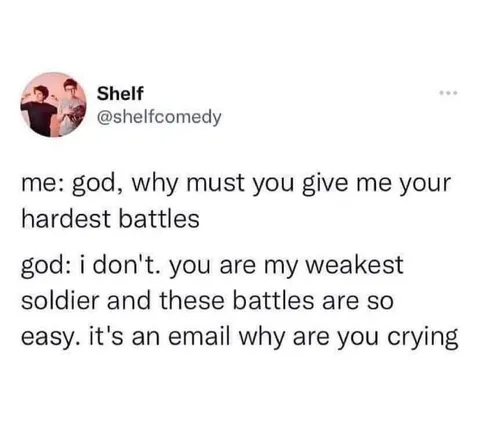 Crying Over an Easy Email