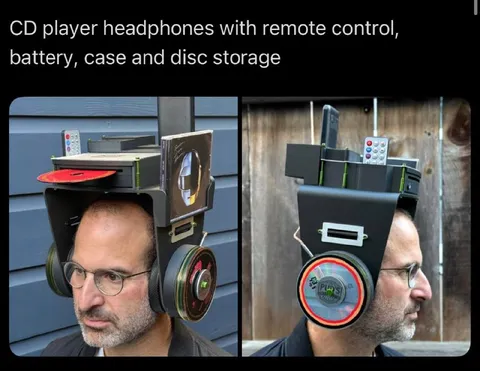 DIY CD Player Headphones