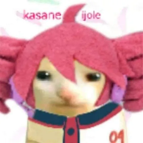 Kasane Teto Staring Blankly