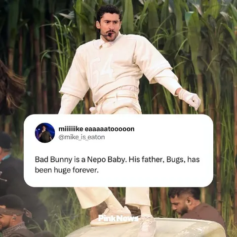 Bad Bunny Nepo Baby Joke