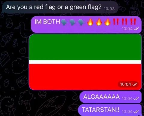 Red Flag and Green Flag Tatarstan