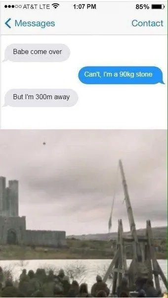 90kg Stone Is 300m Away