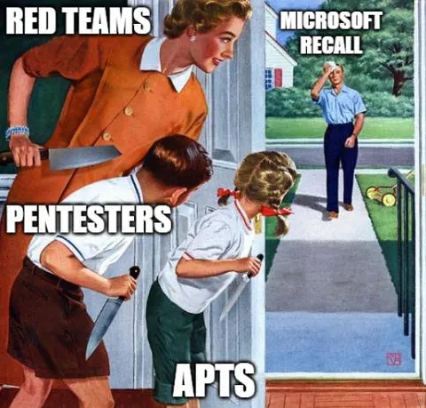 Microsoft Recall APTs