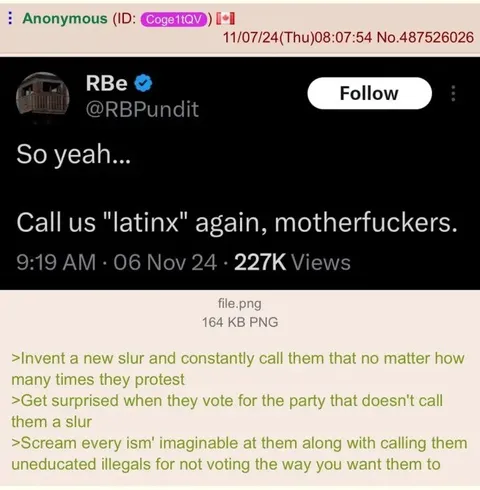 Call Us Latinx Again