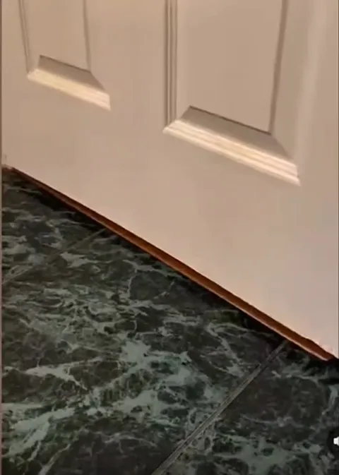 Рука пролезла через дверь