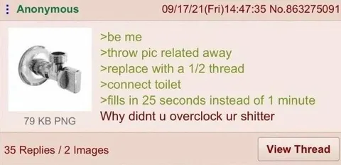 Overclock Your Toilet