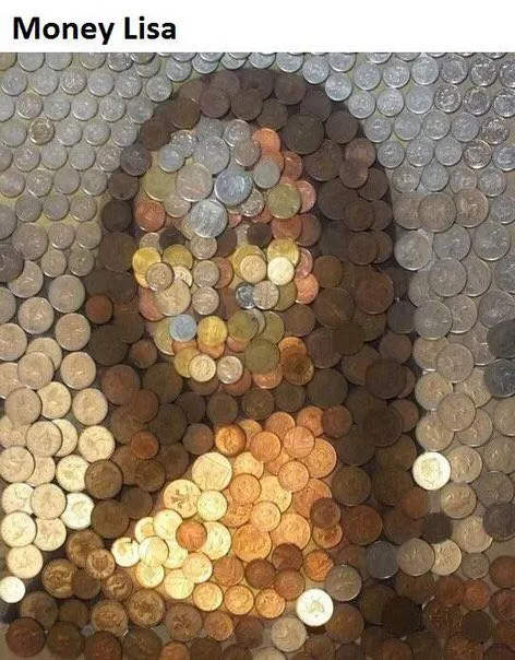 Money Lisa Coin Portrait