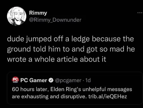 Elden Ring Unhelpful Messages
