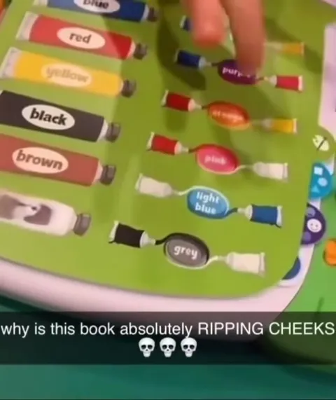 Color Mixing Book Ripping Cheeks