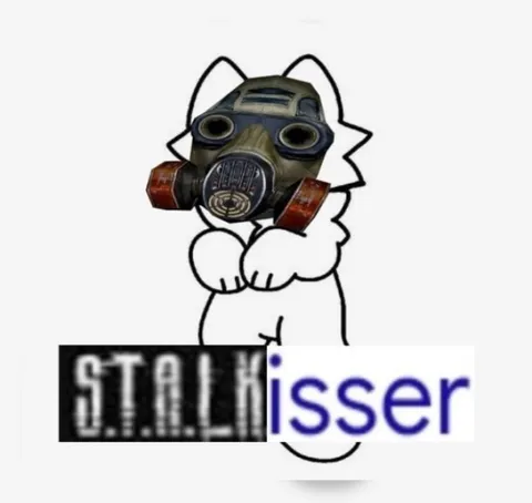 Gas Mask Cat Stalkisser