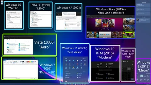 Windows Interface Evolution Meme