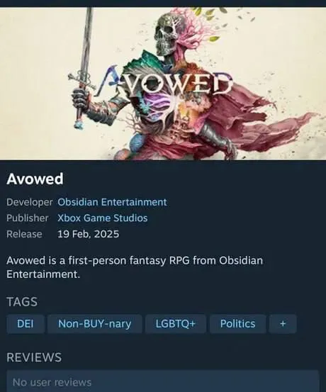 Avowed Non-BUY-nary Tags