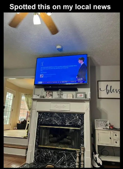 Sad Face on Local News