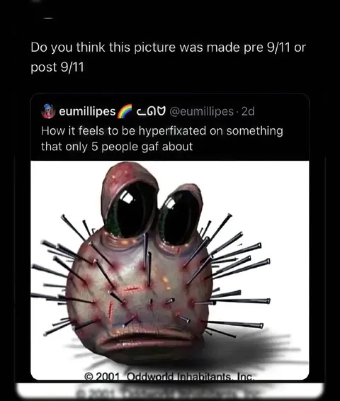 Pre or Post 9/11 Hyperfixation