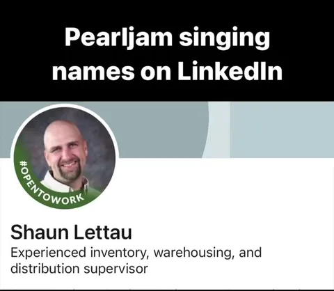 Pearl Jam Sings LinkedIn Names