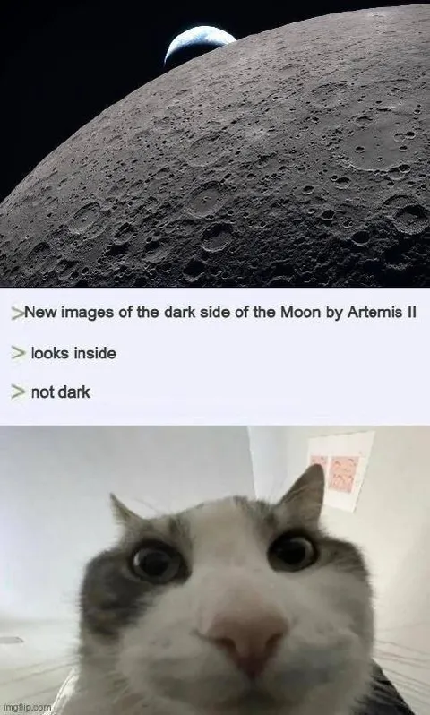 Dark Side of the Moon Is Not Dark