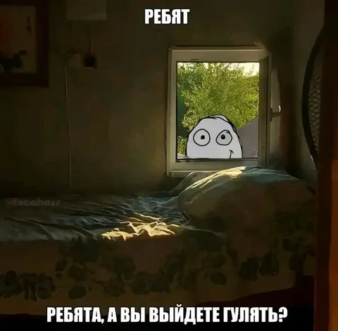 Ребята, а вы выйдете гулять?