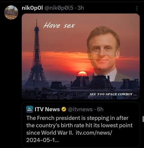 Macron Says Have Sex