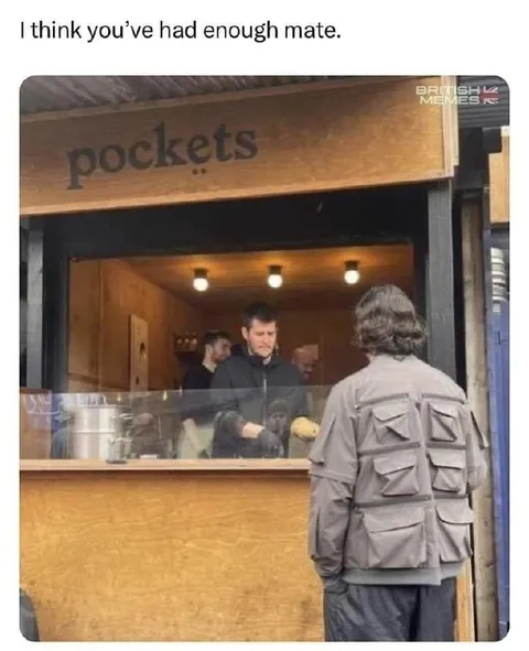 Man With Too Many Pockets