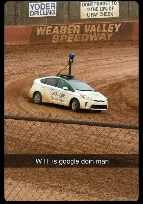 Google Street View at Speedway